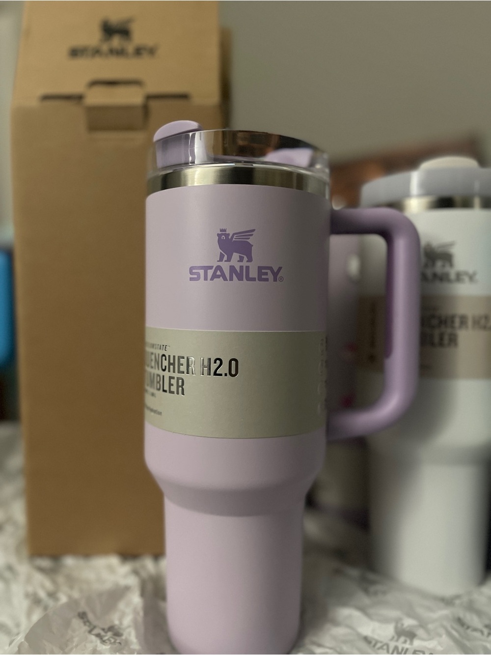Stanley Lavender H2.0 Quencher Travel Mug with Handle